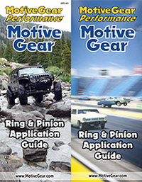 Motive Gear Application Guide